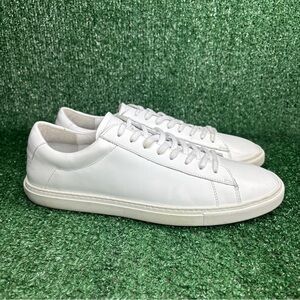 Oliver Cabell Low 1 Men's Size 9 EU 42 White Leather Low Top Sneakers Shoes